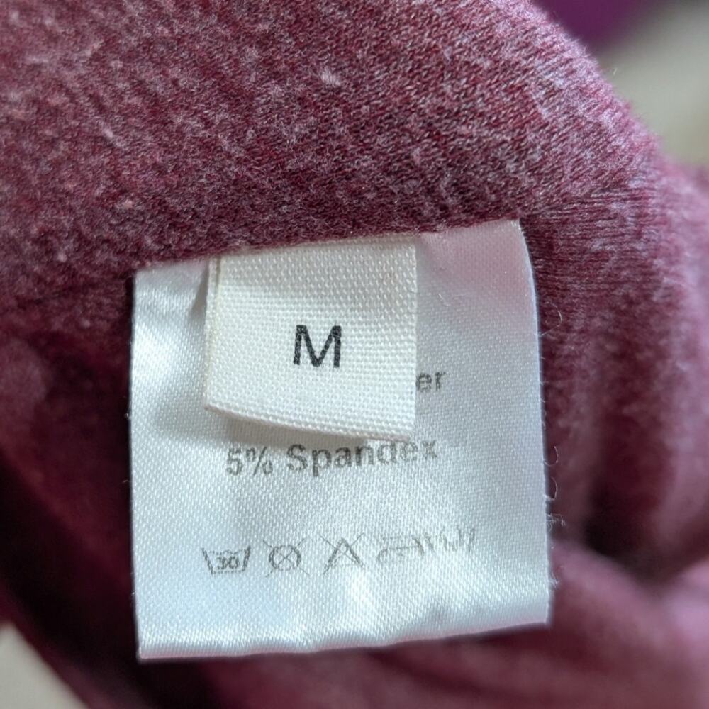 Comfy Maternity Lounge & Pajama Pants - Mauve & Black, Size M - Picture 2 of 3